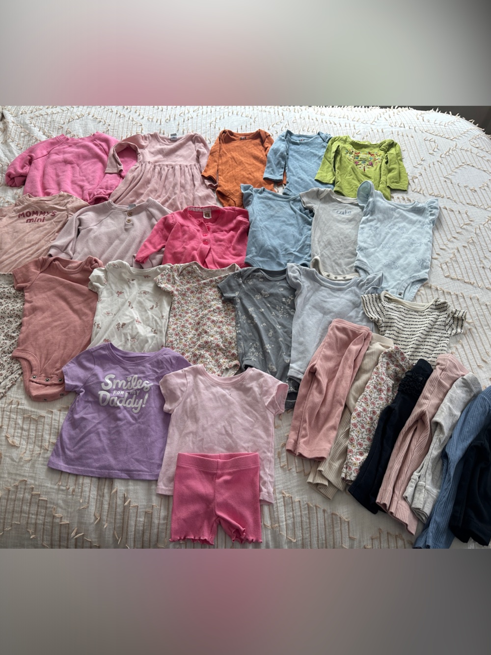 H&M Girls' Short Sleeve Tee & Top Mix in Pink, Purple, Blue, Green